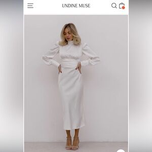 NWT - Turtleneck silk dress - XS